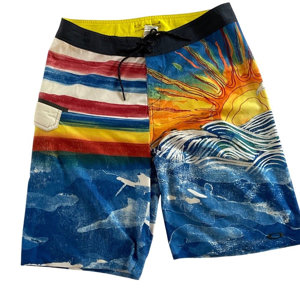 Oakley men's SEBASTIAN SEABASS ZIETZ 21 FATHOM‎ board shorts swim trunks 36